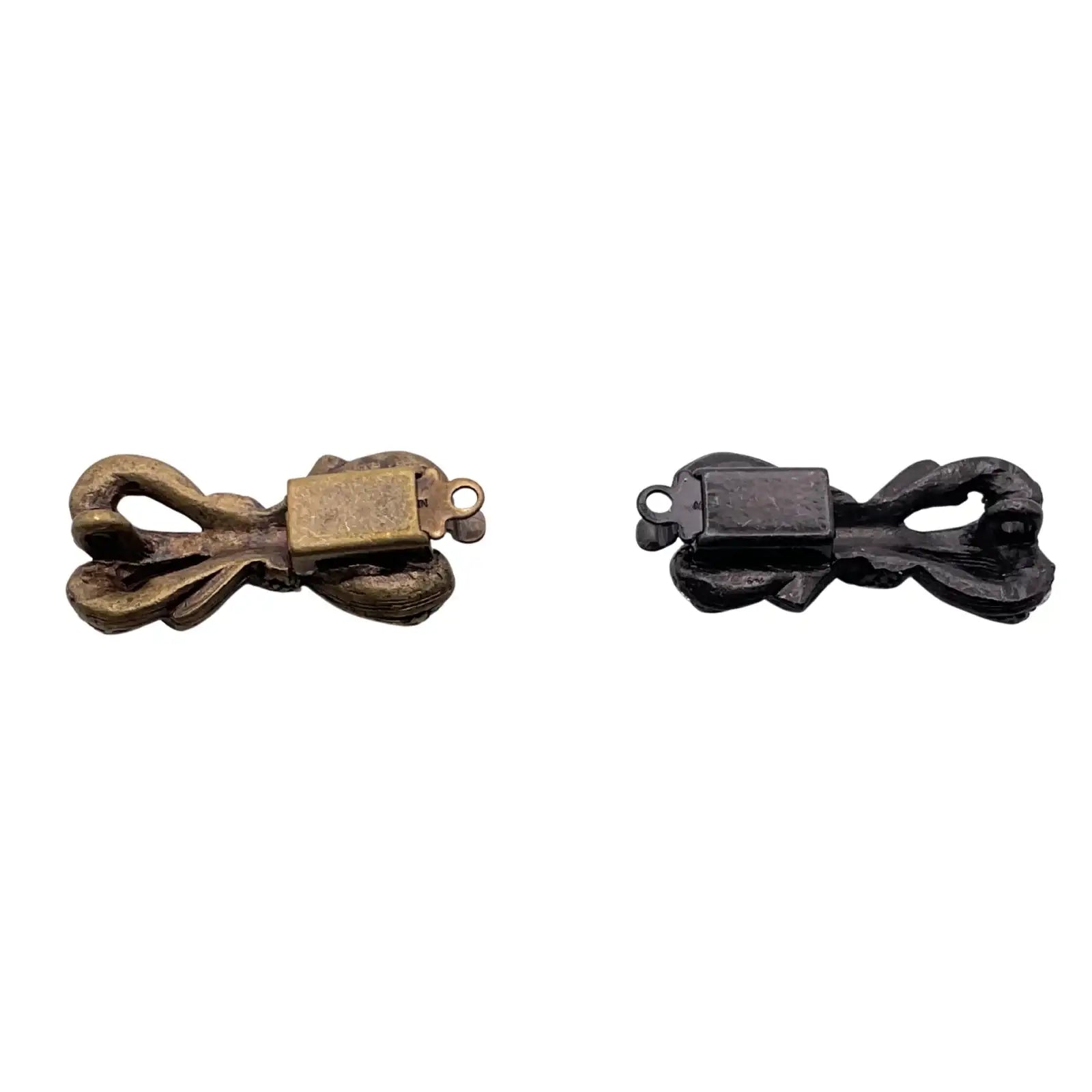 Claspgarten Merry Bow, 1-strand box clasp, 2 Finishes - The Argus Collection