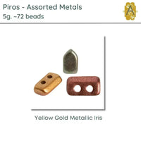 Piros par Puca, 5g, Assorted Metal Collection, 8 colors - The Argus Collection