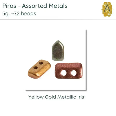 Piros par Puca, 5g, Assorted Metal Collection, 8 colors - The Argus Collection