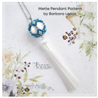 Mette Pendant Pattern by Barbara Lepak