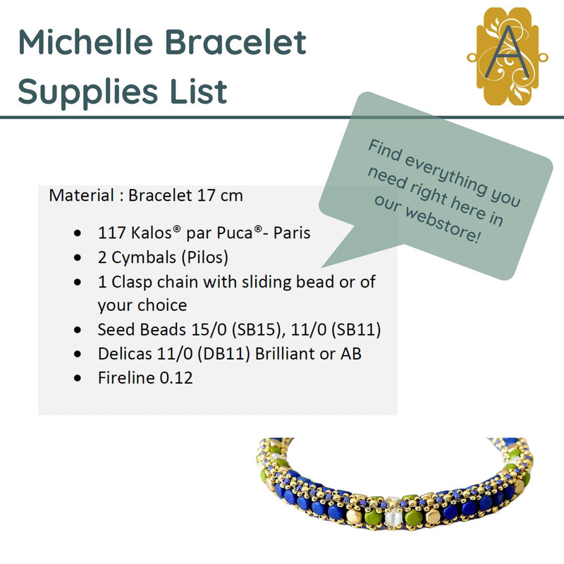 Michelle Bracelet Pattern par Puca