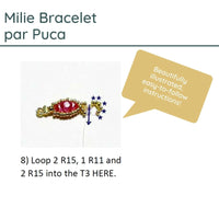 Milie Bracelet Pattern par Puca® - The Argus Collection