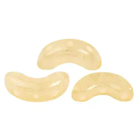 Arcos Beads par Puca, Milky, 30 Beads & 20g - The Argus Collection
