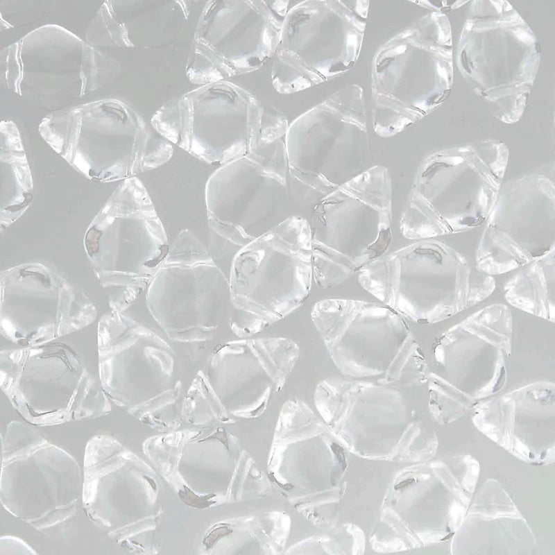 Mini Gemduo Beads, Crystal