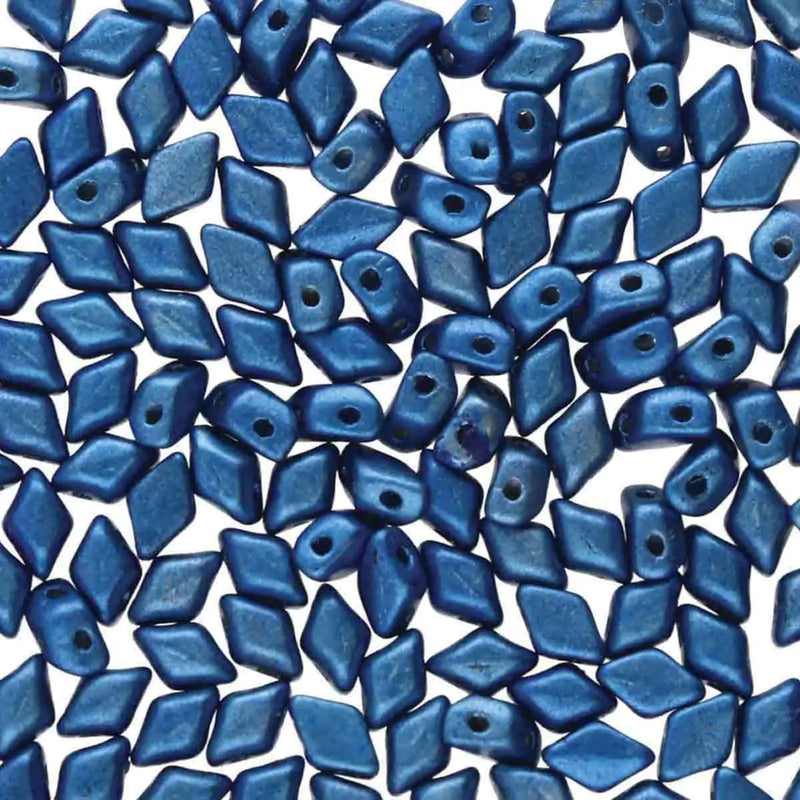 Mini Gemduo Beads, Metalust Crown Blue