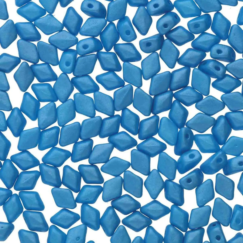 Mini Gemduo Beads, Pearl Shine Aqua