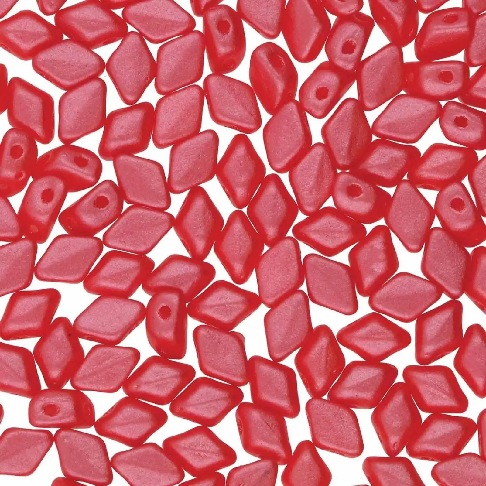 Mini Gemduo Beads, Pearl Shine Rose