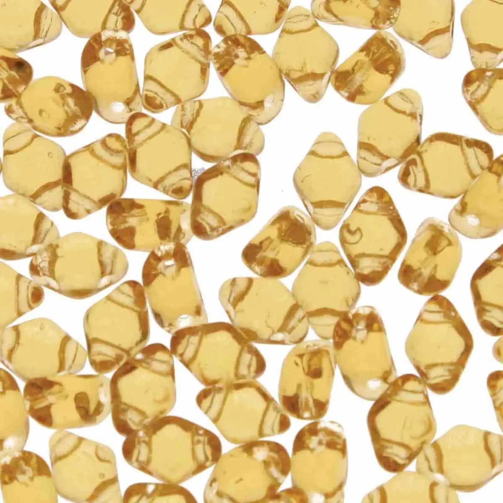 Mini Gemduo Beads, Topaz