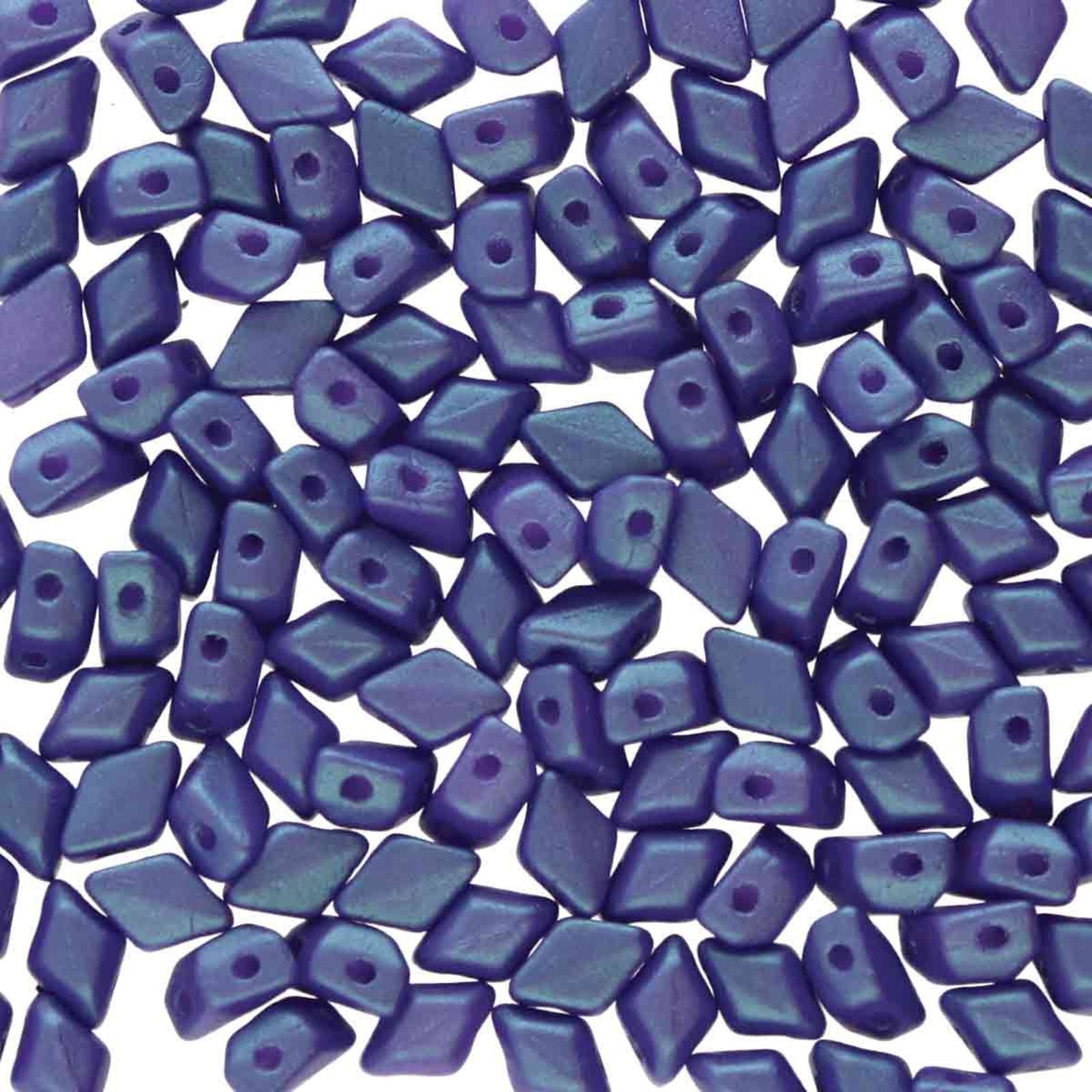 Mini Gemduo Beads, Tropical Blue Grape