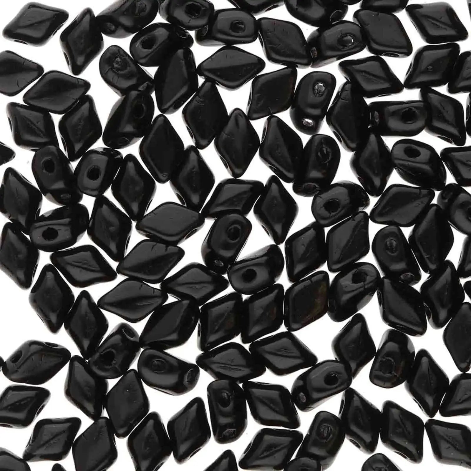 Mini Gemduos Beads, Jet