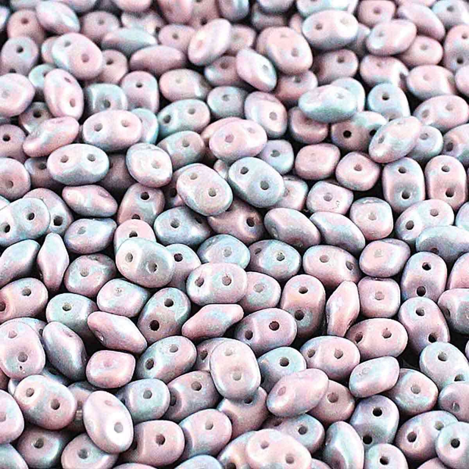 Miniduo Beads, Nebula Chalk Matte