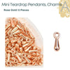 Mini Teardrop Pendants, Dangles or Charms (12 Pieces) - The Argus Collection