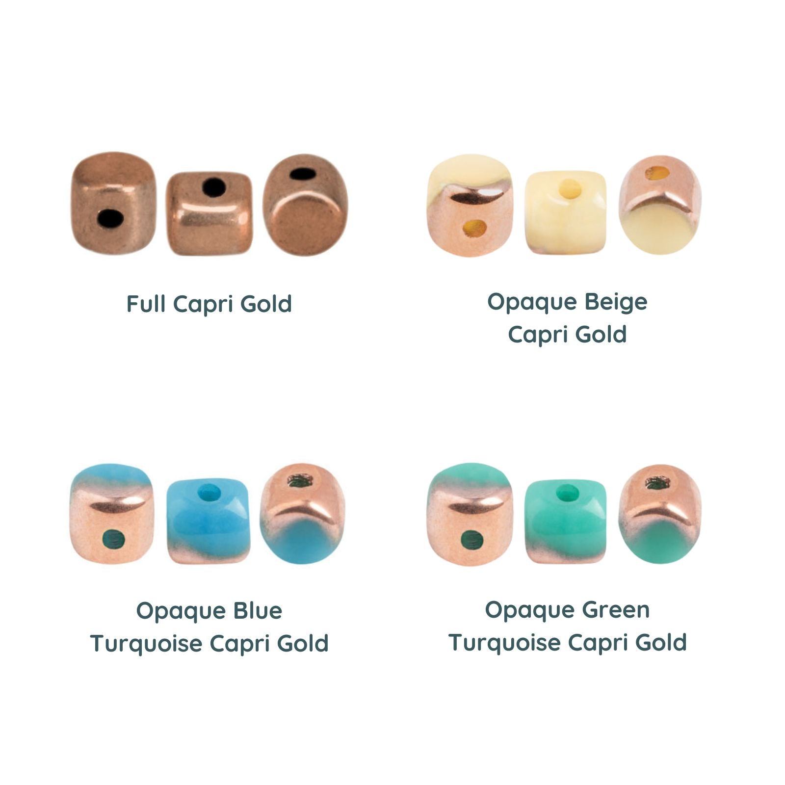 Minos Beads par Puca, Capri Gold, 5g or 20g