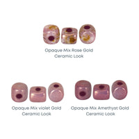 Minos Beads par Puca Beads, Ceramic Mix, 5g or 20g