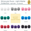 Minos par Puca, Light Matte Collection, 5 grams, 8 Colors - The Argus Collection