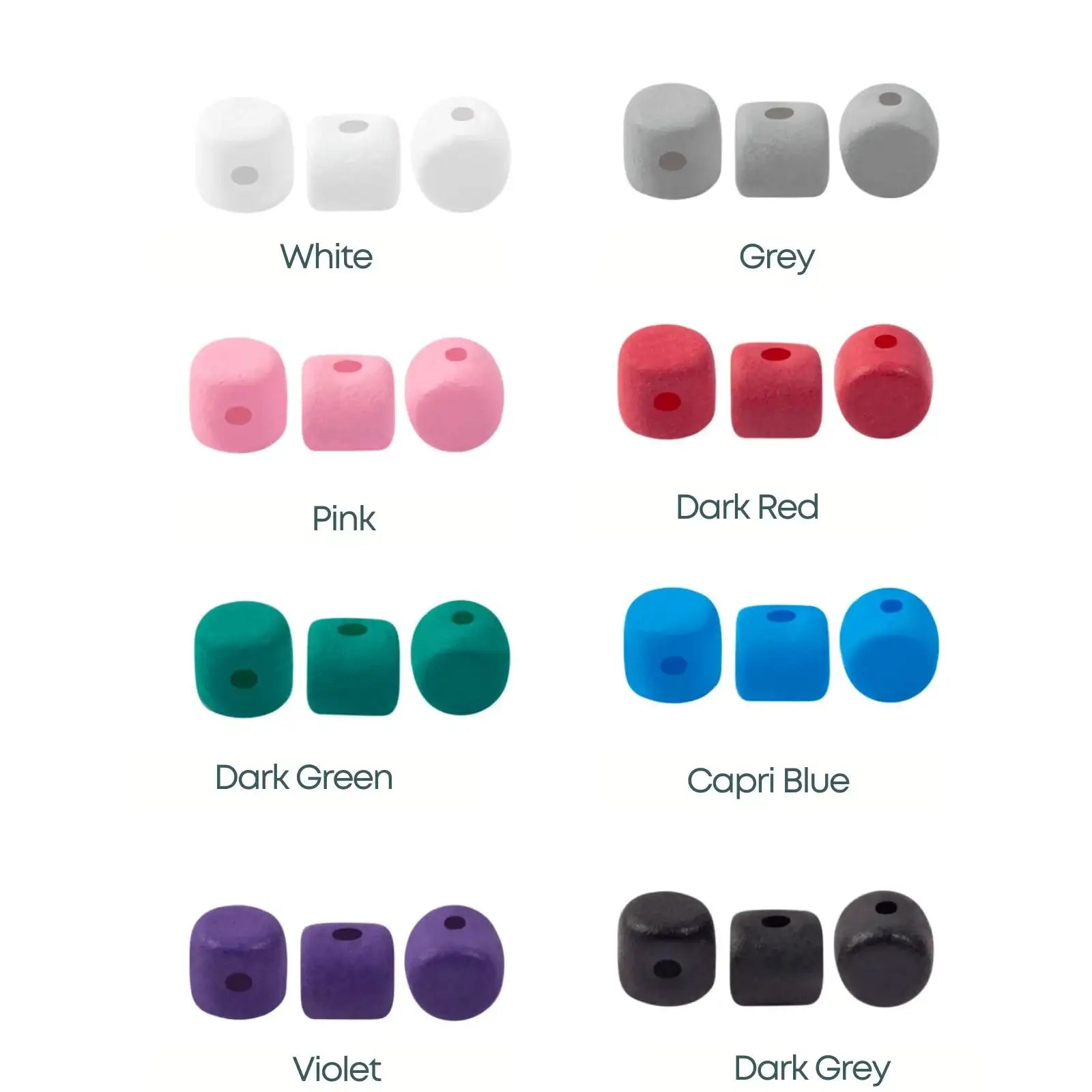 Minos Beads par Puca, Light Matte, 5g or 20g