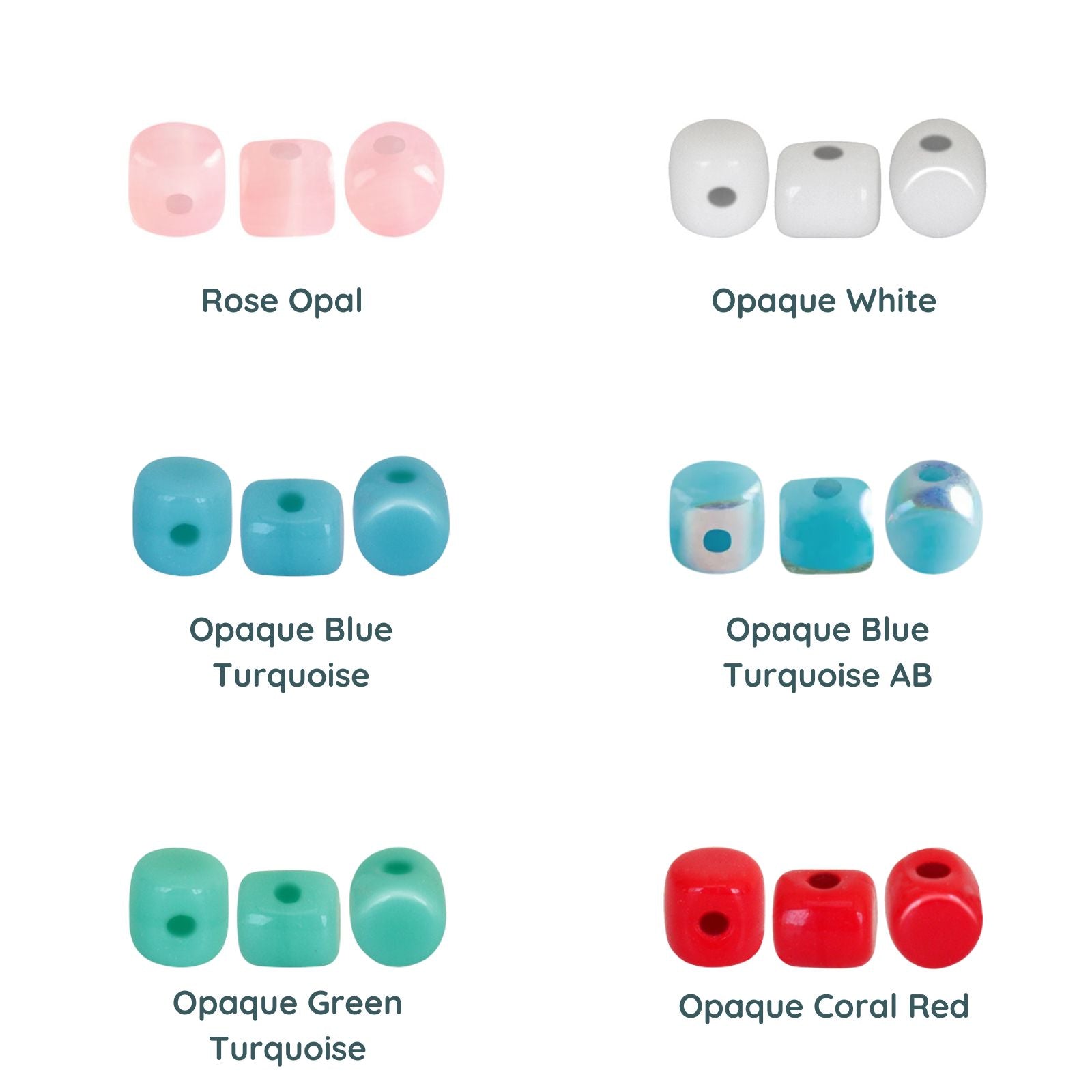 Minos Beads par Puca, Opaque, 5g & 20g