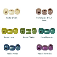 Minos Beads par Puca, Pastel, 5g or 20g