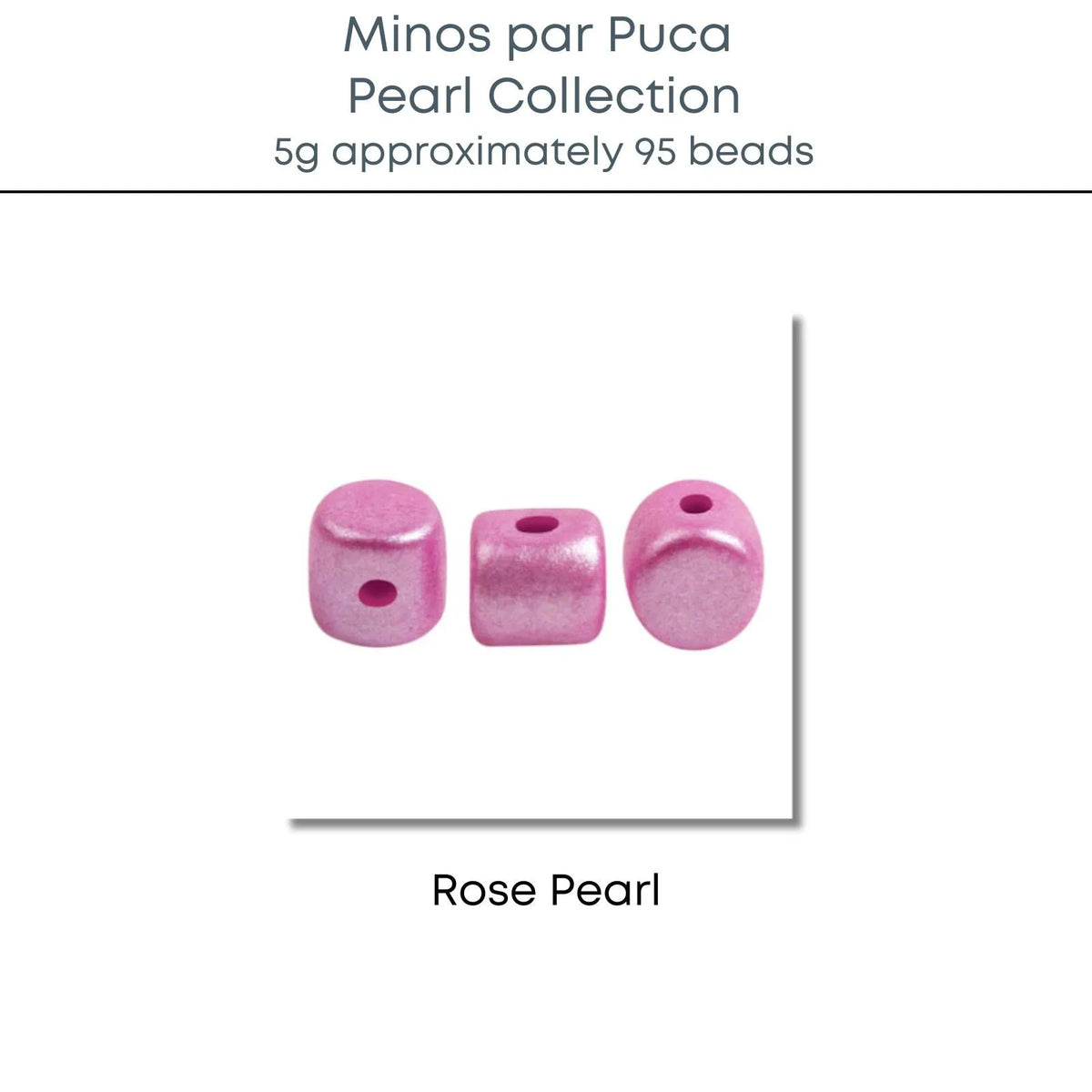 Minos par Puca, Pearl Collection, 5 grams, 6 Colors - The Argus Collection