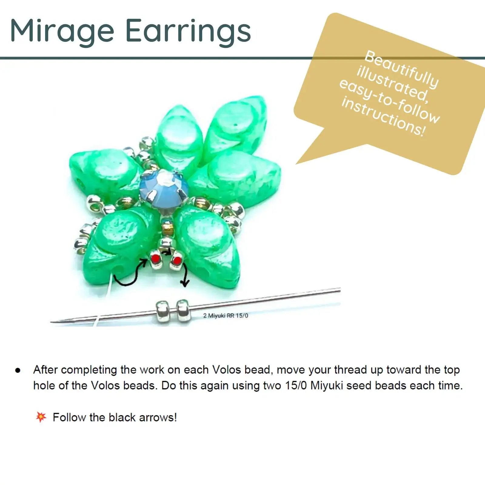 MirageEarringsInstructions - The Argus Collection