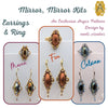 Mirror, Mirror Earrings & Ring Bead Kit by neeti_creates