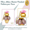 Miss Athos Charm or Pendant Pattern par Puca - The Argus Collection