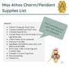 Miss Athos Charm or Pendant Pattern par Puca - The Argus Collection