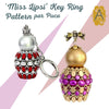 Miss Lipsi Key Ring or Ornament Pattern par Puca - The Argus Collection