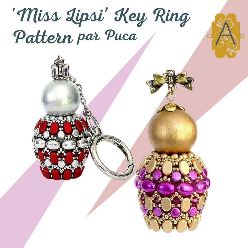 Miss Lipsi Key Ring or Ornament Pattern par Puca - The Argus Collection