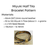 Miyuki 1/2 Tila Bracelet Pattern