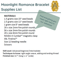 Moonlight Romance Bracelet Pattern