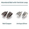 Moreland Bail with Vertical Loop, 2 and 10 Pieces - The Argus Collection