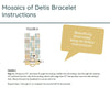 Mosaics of Detis Bracelet Pattern showing how easy the instructions are for this pattern - The Argus Collection