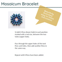 Mosaicum Bracelet Pattern by Finuccia Sefi Créations