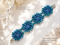 Mosaicum Bracelet Pattern by Finuccia Sefi Créations