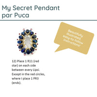 My Secret Pendant Pattern par Puca