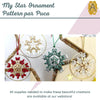 My Star Ornament Pattern par Puca - The Argus Collection