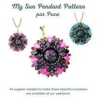 My Sun Pendant Pattern par Puca