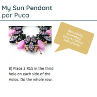 My Sun Pendant Pattern par Puca