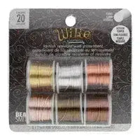 German-Style Wire, Medium Temper, Assorted Gauges, 6 Colors - The Argus Collection