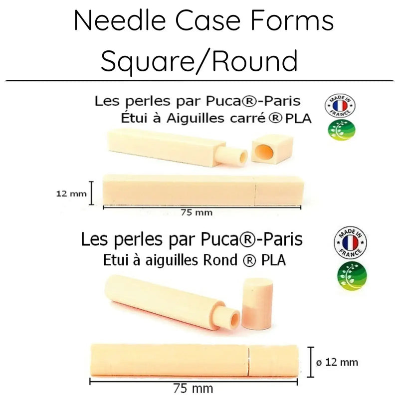 Needle Case Support Base, Round & Square par Puca - The Argus Collection