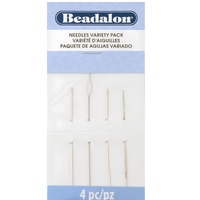 Beadalon needles variety pack on a white background