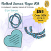 Netted Samos Rope Necklace Bead Kit - The Argus Collection