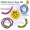 Netted Samos Rope Necklace Bead Kit - The Argus Collection