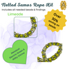 Netted Samos Rope Necklace Bead Kit