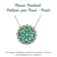 Neven Pendant Pattern par Puca - The Argus Collection