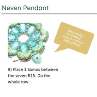 Neven Pendant Pattern par Puca - The Argus Collection