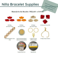Nilla Bracelet Pattern Les Creations d' Anna - Nilla Bracelet Pattern Les Creations d' Anna - Default Title , The Argus Collection