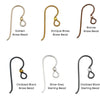 Tierracast Niobium, 2.5mm Bead French Hook Earring Wires, 2 Pairs