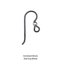 Tierracast Niobium, 3mm Bead French Hook Earring Wires, 2 Pairs
